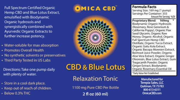 CBD & Blue Lotus Relaxation Tonic - Image 2
